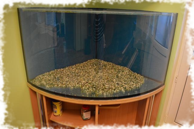засыпка грунта в аквариум
