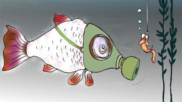 Рыбка открывает рот у поверхности воды: глотает, хватает воздух кислород, задыхается, что делать?