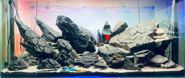 Акваскейп "Пылающие скалы" в поисках души!